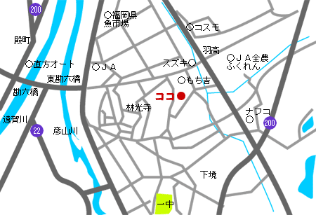 名水市場の地図